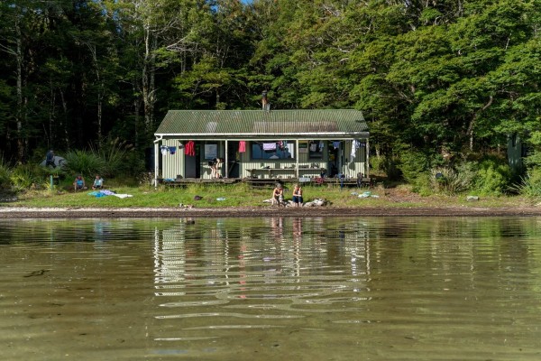 Sandy Bay Hut, Lake Waikareiti